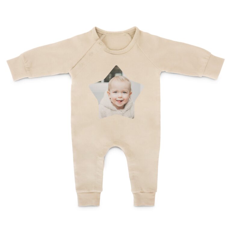 babygrow – printed – beige – 62/68