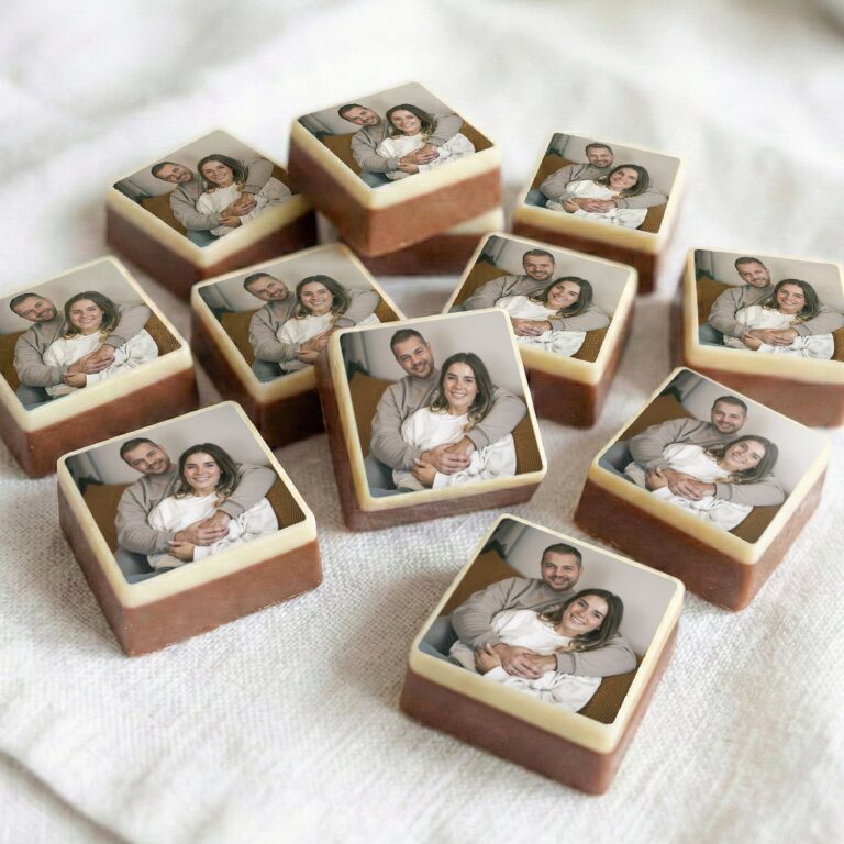 personalised solid chocolates