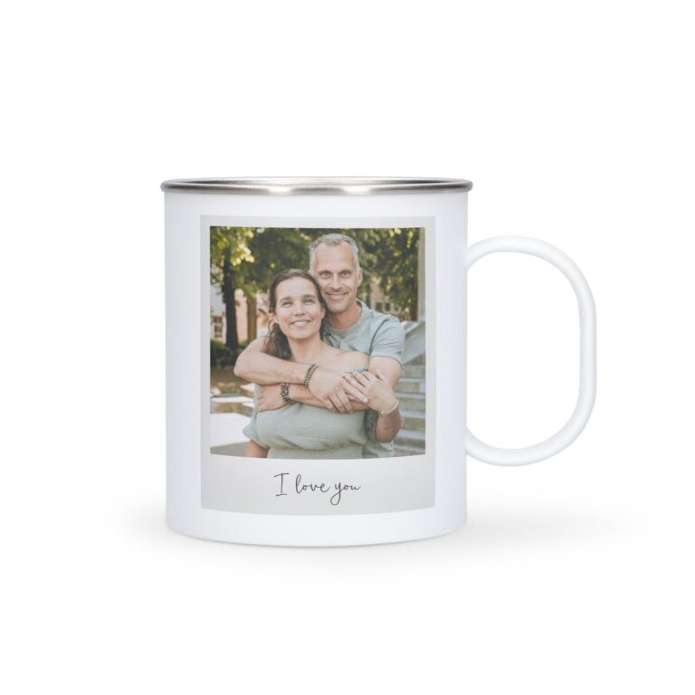 personalised mug – stainless steel