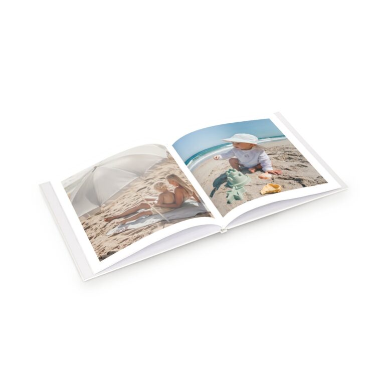 personalised photo album – 21,5 x 21,5 cm – hardcover – holiday – from 28 pages