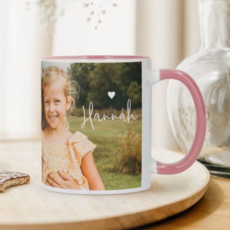 Personalised Mug - Pink personalised mug – pink