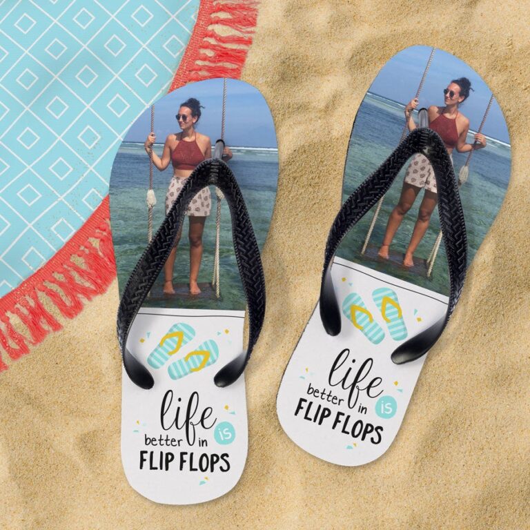 Personalised flip-flops personalised flip flops