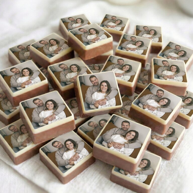 personalised solid chocolates
