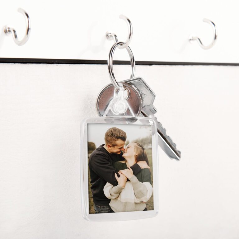 Personalised key ring - Acrylic - Double-sided - 50 pcs personalised key ring – acrylic – double sided – 50 pcs