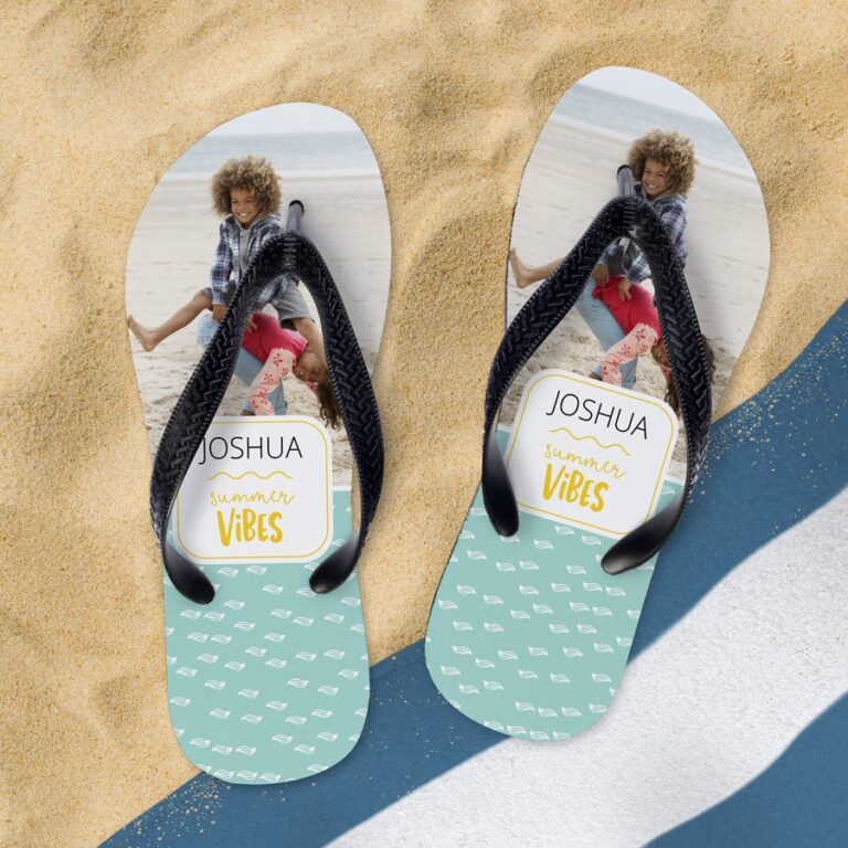 personalised flip flops