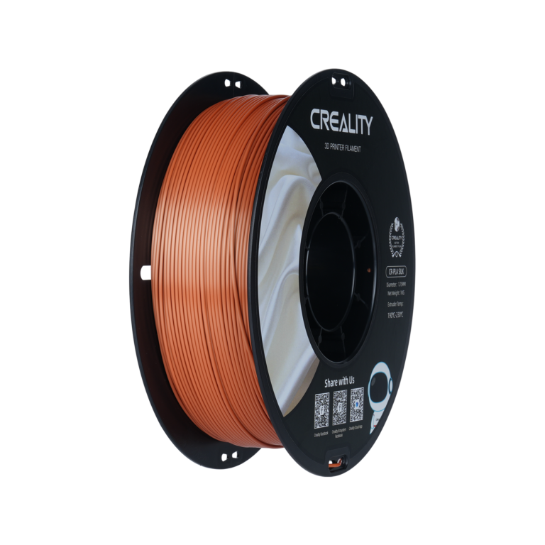 CR-Silk 1.75mm PLA 3D Printing Filament 1kg - Red Copper cr silk 1.75mm pla 3d printing filament 1kg – red copper