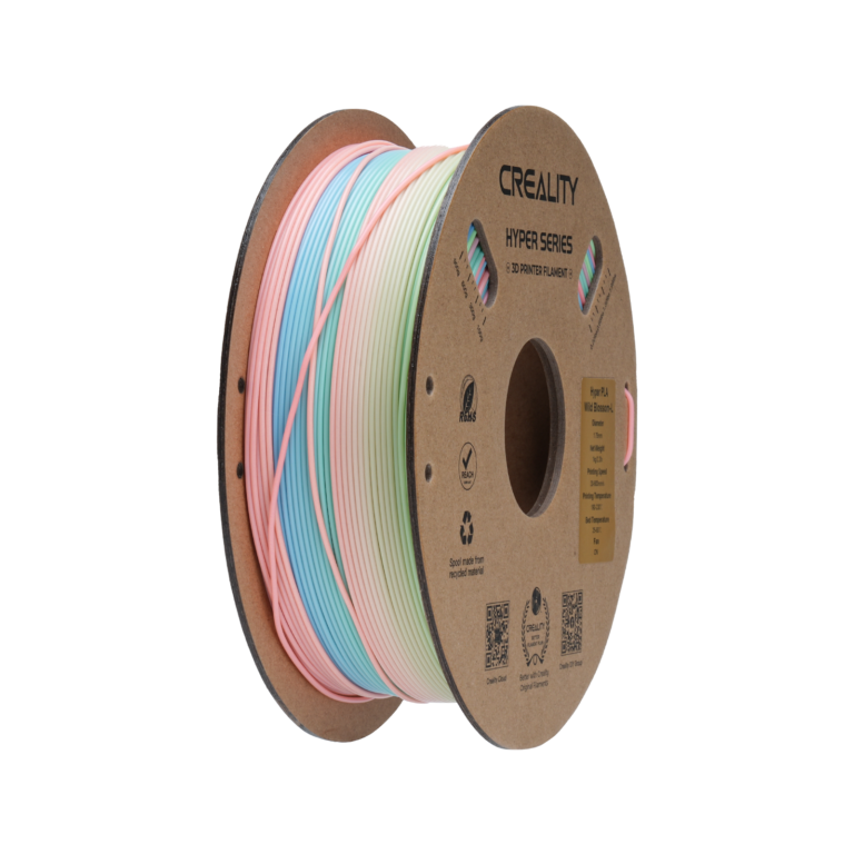 hyper pla rainbow 1.75mm 3d printing filament 1kg – wild blossom long