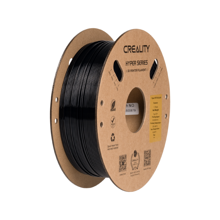 Hyper PETG 1.75mm 3D Printing Filament 1kg - Black hyper petg 1.75mm 3d printing filament 1kg – black