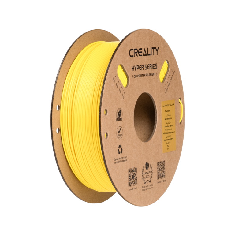 hyper petg 1.75mm 3d printing filament 1kg – yellow
