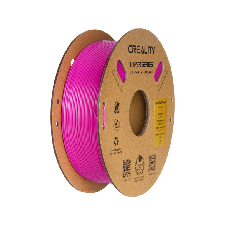 hyper 1.75mm pla 3d printing filament 1kg – purple