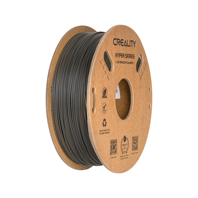 hyper pla cf carbon fiber 1.75mm 3d printing filament 1kg – greyish yellow