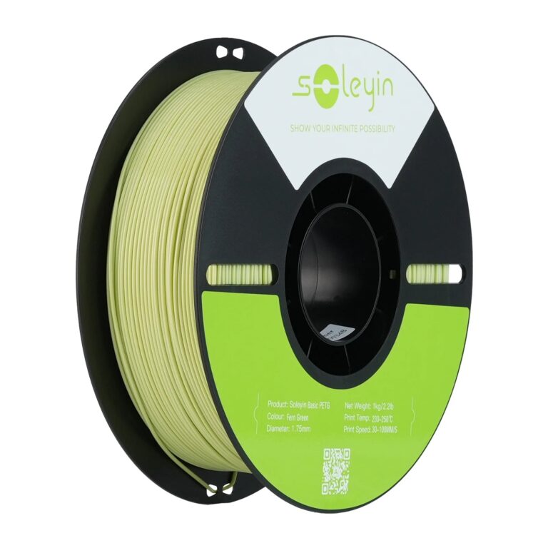 Soleyin Basic PETG 3D Printing Filament 1kg - Fern Green soleyin basic petg 3d printing filament 1kg – fern green