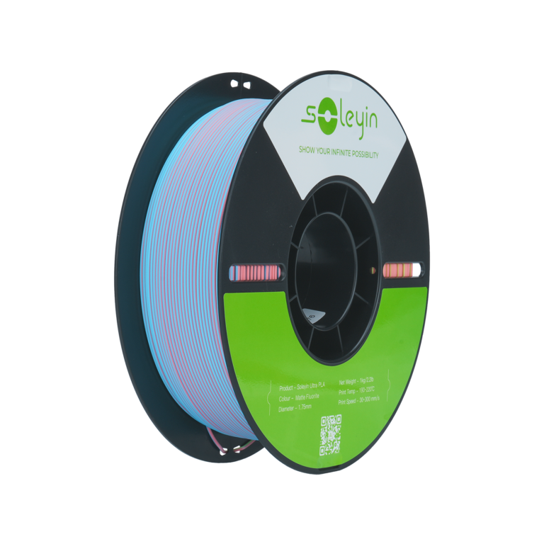 soleyin ultra pla 1.75mm 3d printing filament 1kg – matte fluorite