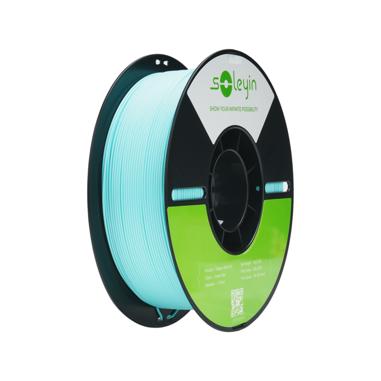 soleyin ultra pla 1.75mm 3d printing filament 1kg – ocean blue