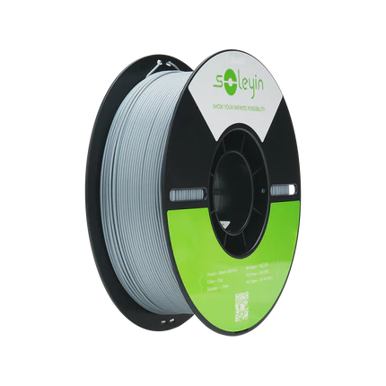 soleyin ultra pla 1.75mm 3d printing filament 1kg – grey