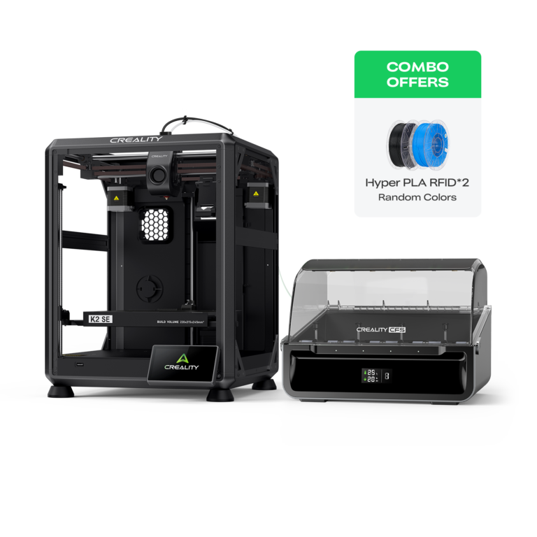 k2 se series 3d printer – k2 se combo(cfs+filament*2)