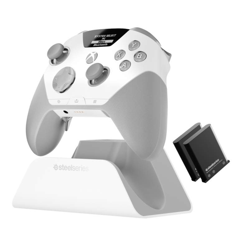 steelseries aeon pro gaming controller | white