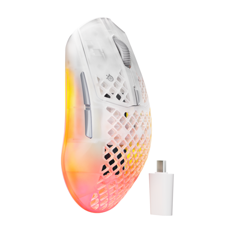 SteelSeries Aerox 3 Wireless Gen 2 Gaming Mouse | Ghost steelseries aerox 3 wireless gen 2 gaming mouse | ghost