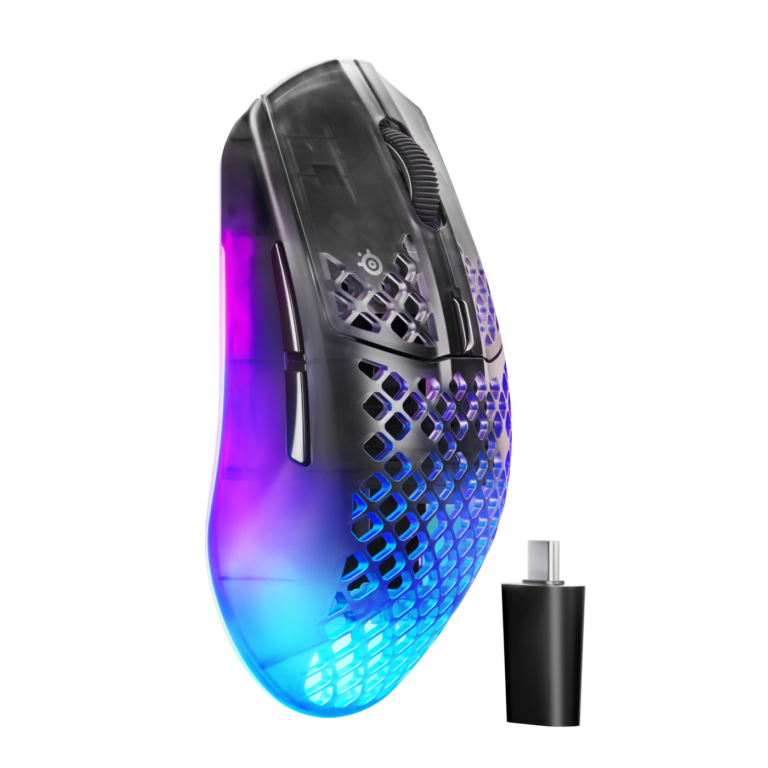 steelseries aerox 3 wireless gen 2 gaming mouse | shadow