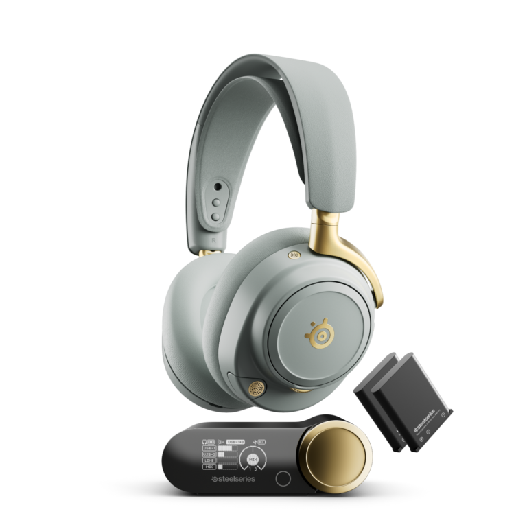 SteelSeries Arctis Nova Elite Wireless Hi-Res Audio Gaming Headset | Sage & Gold steelseries arctis nova elite wireless hi res audio gaming headset | sage & gold