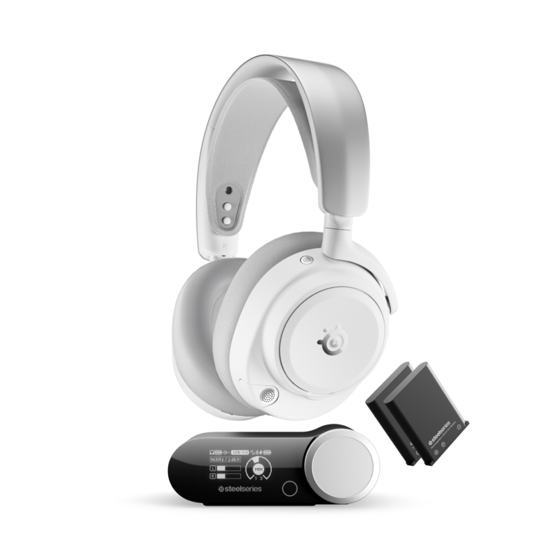 steelseries arctis nova pro omni gaming headset | white