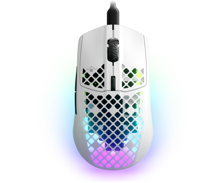 steelseries aerox 3 (2022) snow gaming mouse