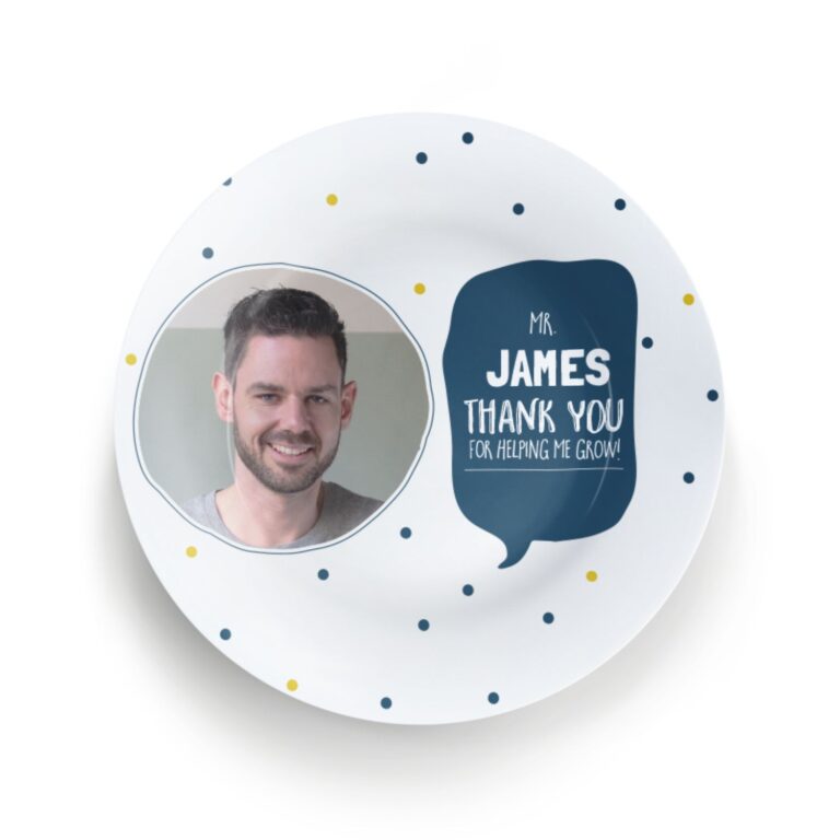 personalised plate – teacher