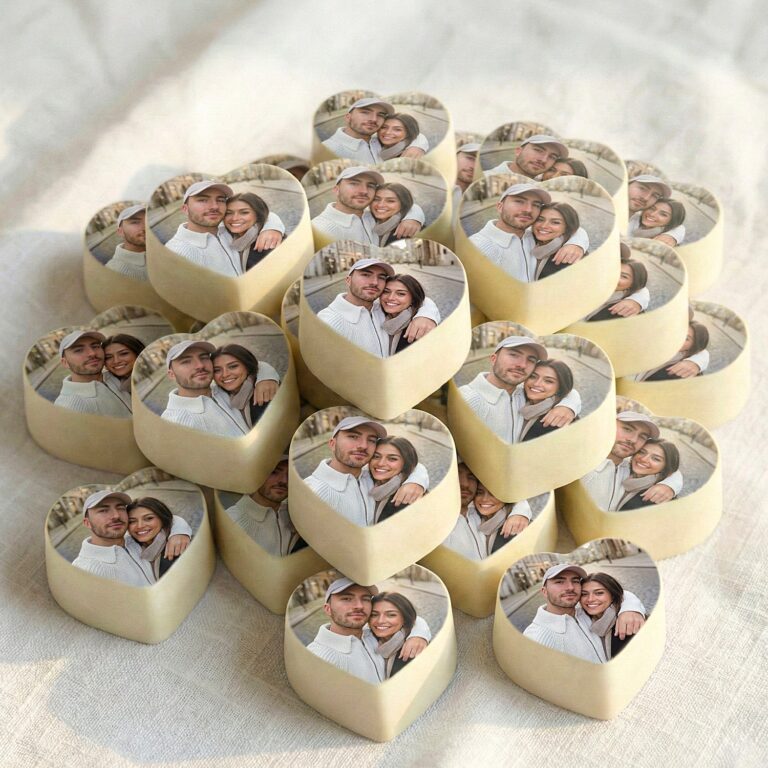 personalised chocolate pralines