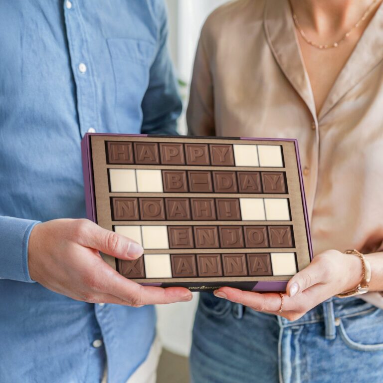 Personalised Chocolate telegram - 35 characters personalised chocolate telegram – 35 characters