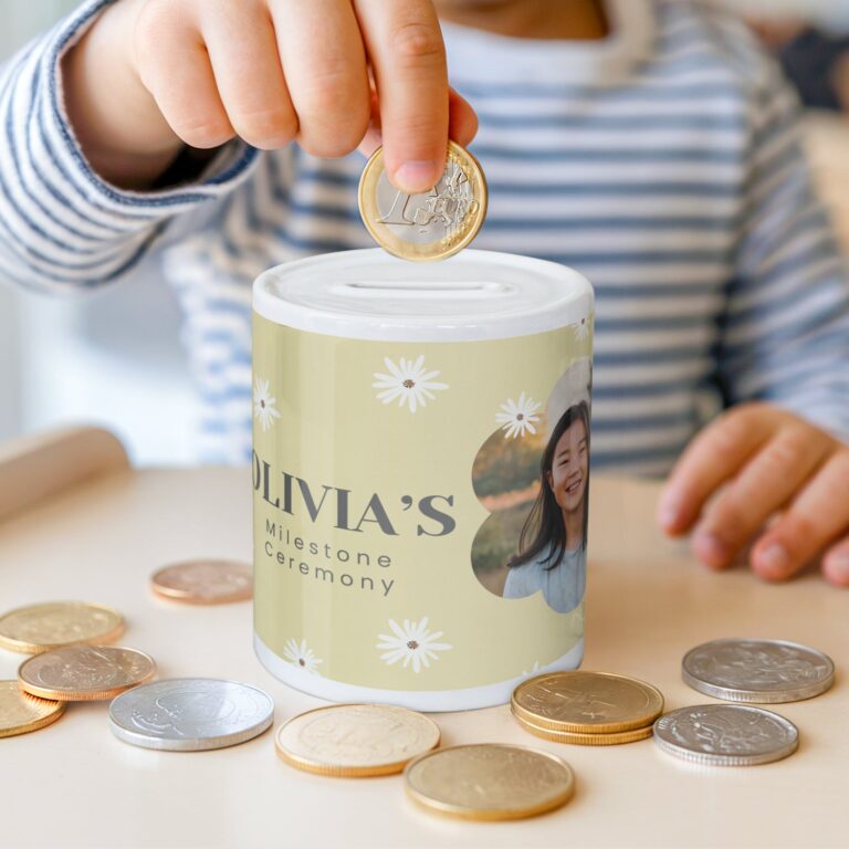 Personalised money box - Communion personalised money box – communion