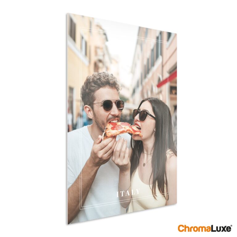 personalised aluminium print – 50 x 75 cm