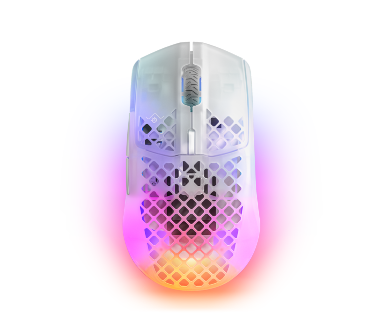 steelseries aerox 3 wireless ghost gaming mouse