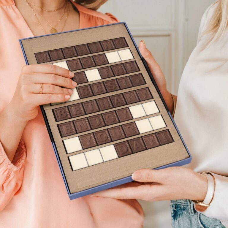 Personalised Chocolate telegram - 56 characters personalised chocolate telegram – 56 characters