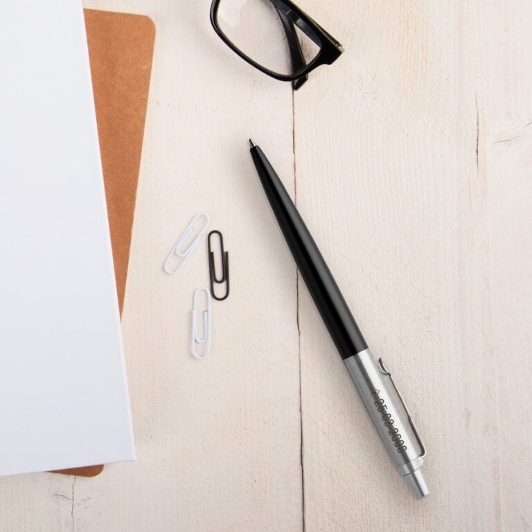 Personalised ballpoint pent - Parker - Jotter - Black - Right-handed personalised ballpoint pent – parker – jotter – black – right handed