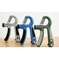 Adjustable Grip Strengthener with Built-in Counter: Green adjustable grip strengthener with built in counter: green