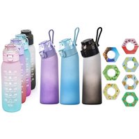 Water Bottles with Seven Fruit Fragrance Rings: Blue-1L water bottles with seven fruit fragrance rings: blue 1l