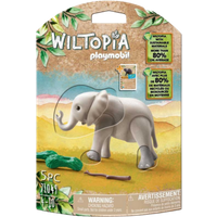 playmobil wiltopia baby elephant with accessories