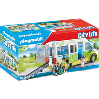 Playmobil City Life School Bus Playset playmobil city life school bus playset