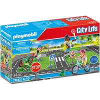 playmobil city life school traffic education playset