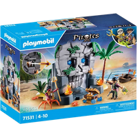 playmobil pirates skull island playset
