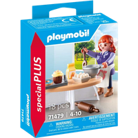 playmobil special plus pastry chef playset
