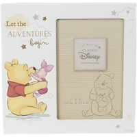 disney magical beginnings winnie the pooh & piglet 4×6 photo frame
