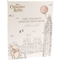 disney christopher robin first year photo frame