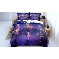 demon hunters inspired bedding set: king/k