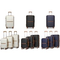 kono k2392l hard shell pp suitcase: 28 inch suitcase/black