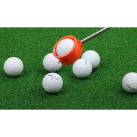 telescopic hexagonal golf ball retriever:blue