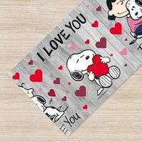 Peanuts Snoopy Kitchen Rug Original Stain Resistant Lawn Mat : Passatoia I Love You /50 x 350 Cm peanuts snoopy kitchen rug original stain resistant lawn mat : passatoia i love you /50 x 350 cm