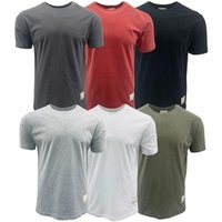 Men'sTwo Pack Crew-Neck Cotton T-Shirts: Black and Grey Marl/Size XL men’stwo pack crew neck cotton t shirts: black and grey marl/size xl