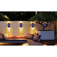 solar wall lights: two