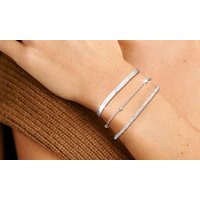 Silver Plated Elegant Bracelet:Type 1/One silver plated elegant bracelet:type 1/one